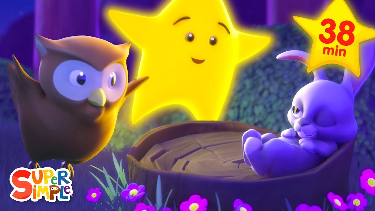 Best Bedtime Songs ๐ด | Lullabies for Babies and Toddlers | Super Simple Songs img